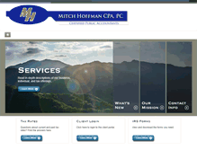 Tablet Screenshot of mhoffmancpa.com